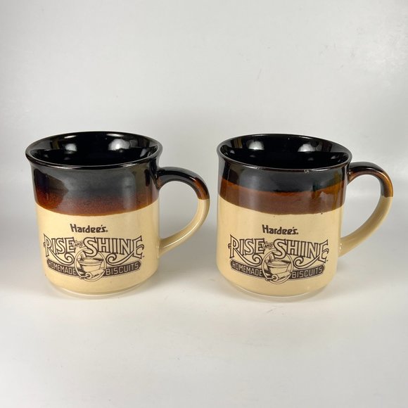 Hardee's Dining Hardees Rise And Shine Homemade Biscuits Ceramic